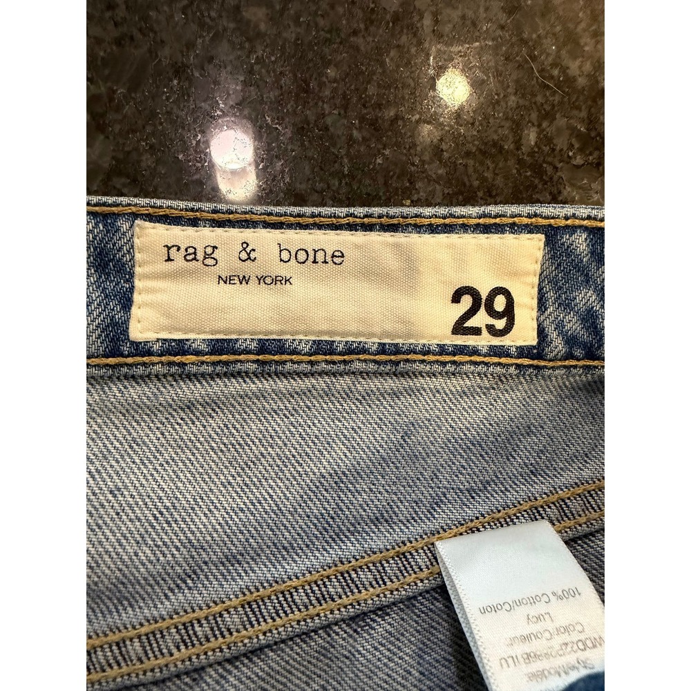 Rag & Bone Alex‎ High Rise Straight Jeans Size 29 - Picture 3 of 5